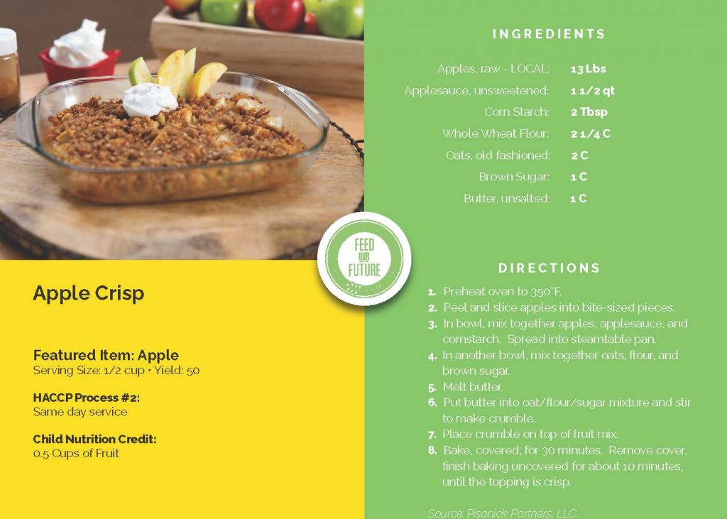 fresh apple crisp recipe