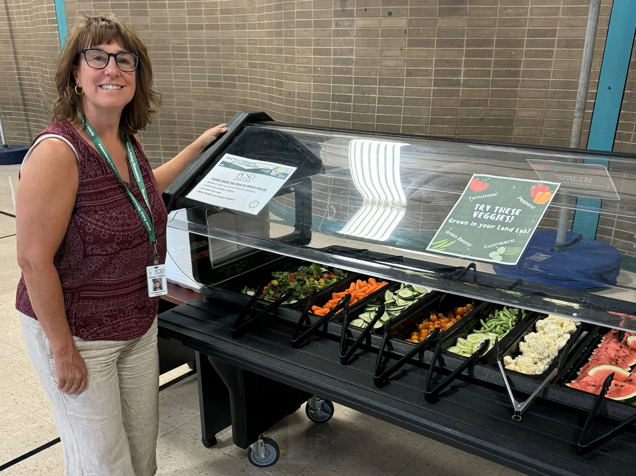 Parma garden salad bar